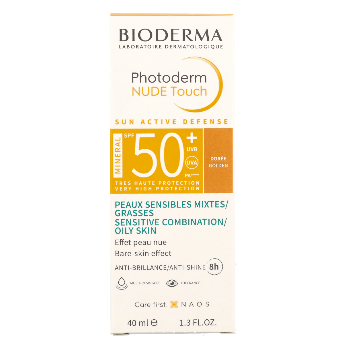 Photoderm NUDE Touch SPF 50+ Tono Dorado