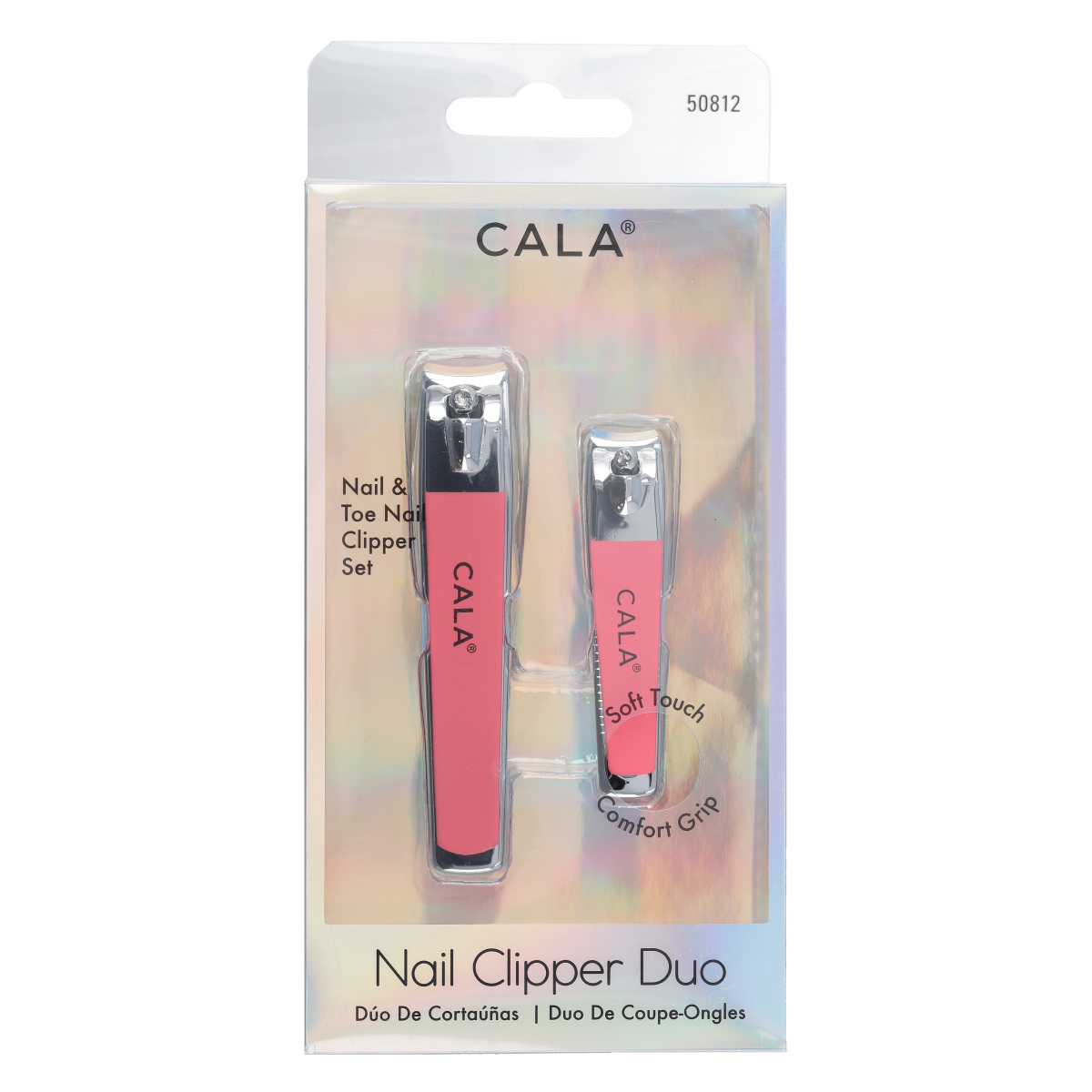Nail Clipper Duo (Coral)