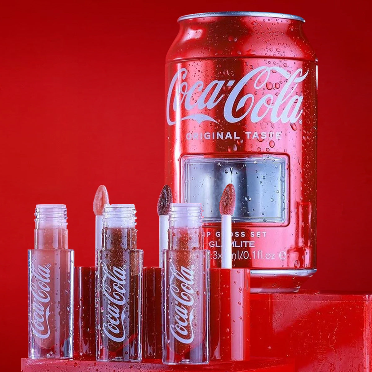 Glamlite & Coca Cola Original Lip Gloss Set