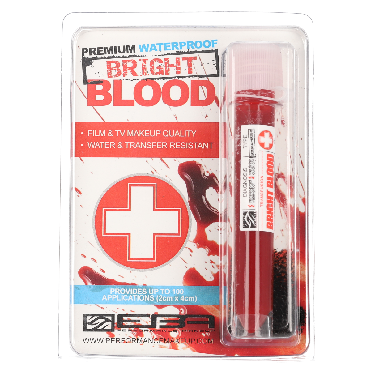 Transfusion Blood Vials Bright 2 Oz