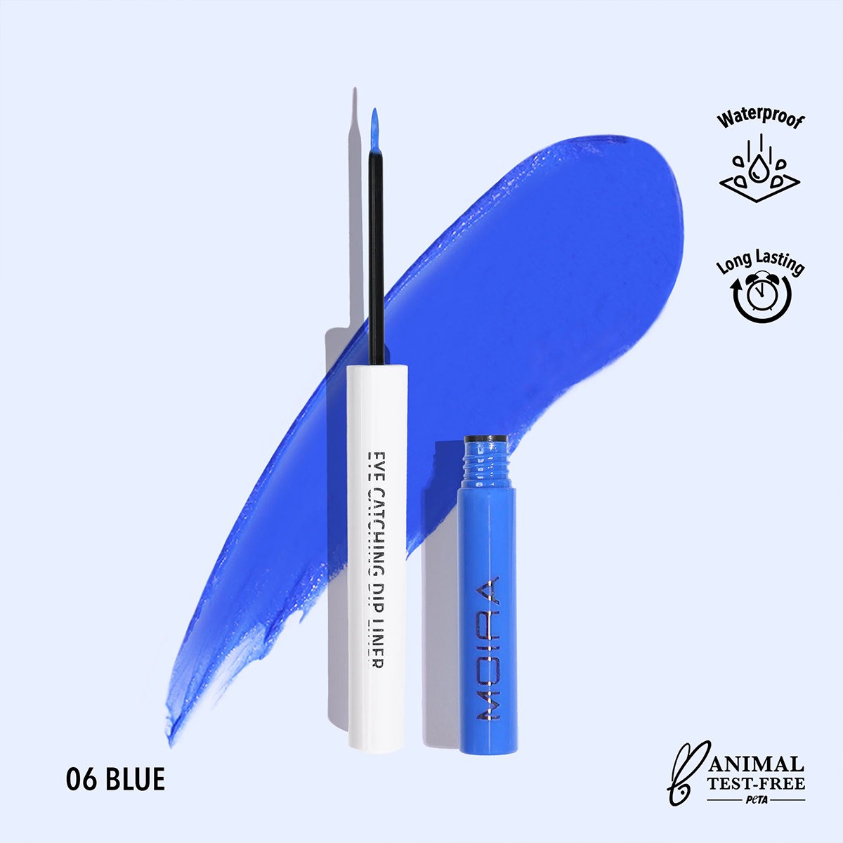 Eye Catching Dip Liner 6, Blue