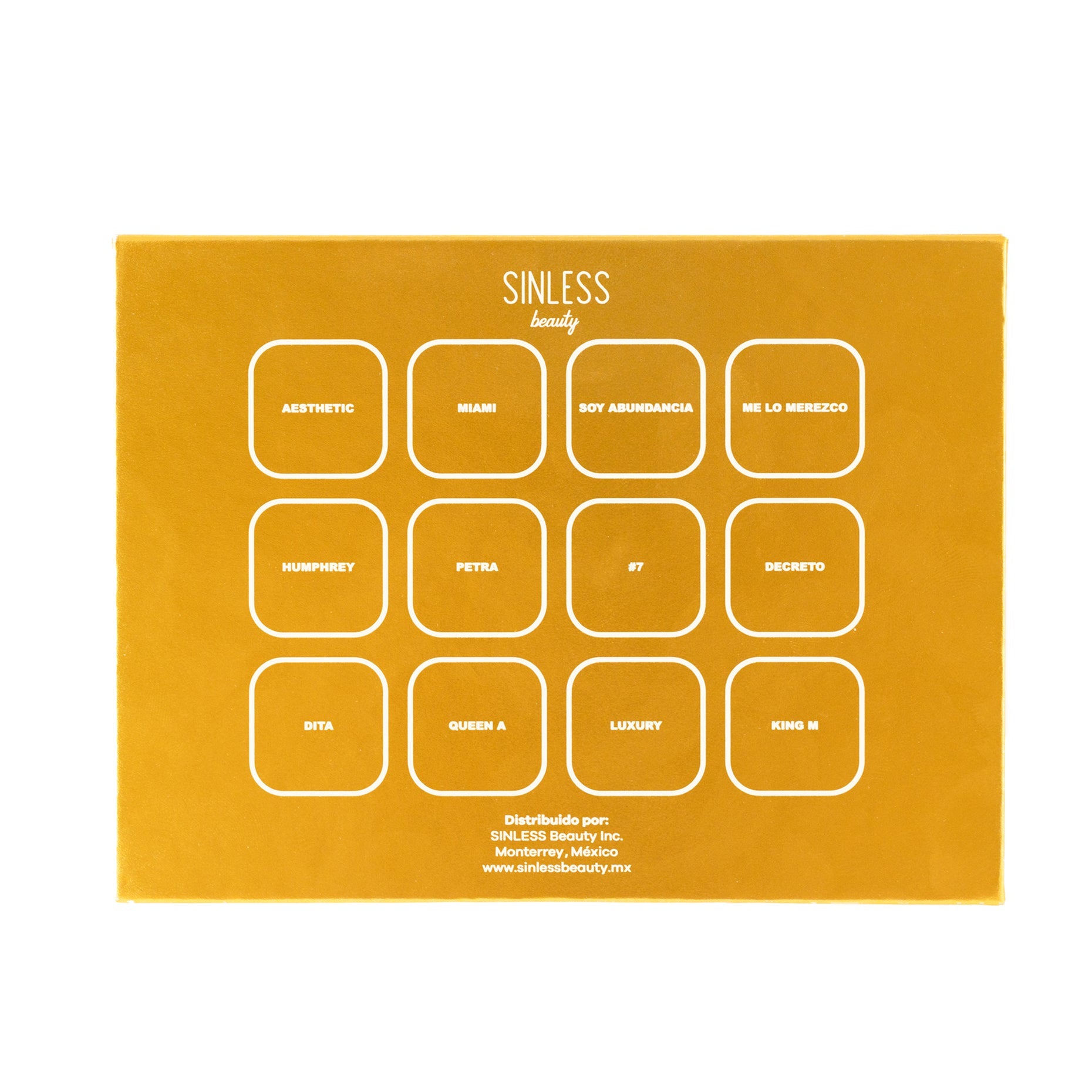 Paleta de Sombras Glow Parade x Priscy Escoto x Sinless Beauty