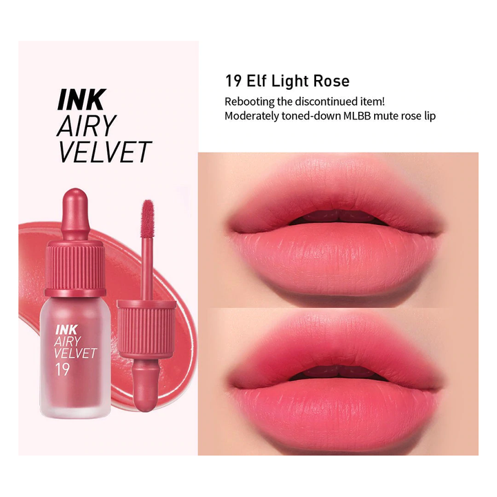19 Elf Light Rose Ink Airy Velvet