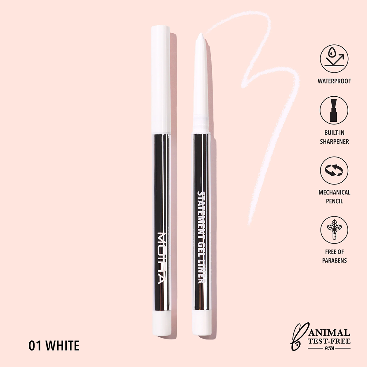 Statement Gel Liner- 1, White