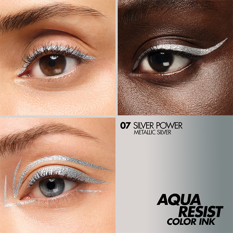 Aqua Resist Color Ink 07 Silver Power