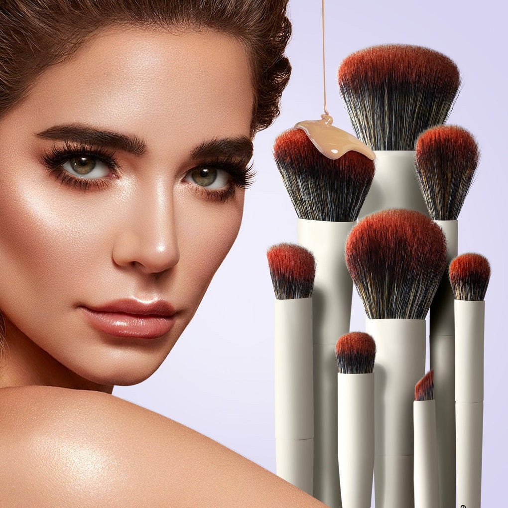 MUA Pro Series 18 PCS Makeup Brush Kit - Ivory