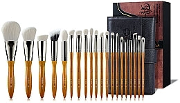 Chinese Dragon 20 pcs Professional Makeup Brush Kit Ebony