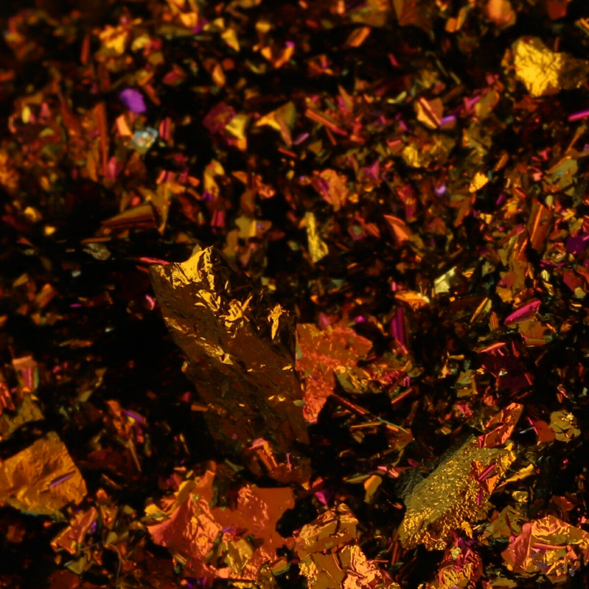 Hojuelas Multicromaticas Camaleonicas Bronce # 06