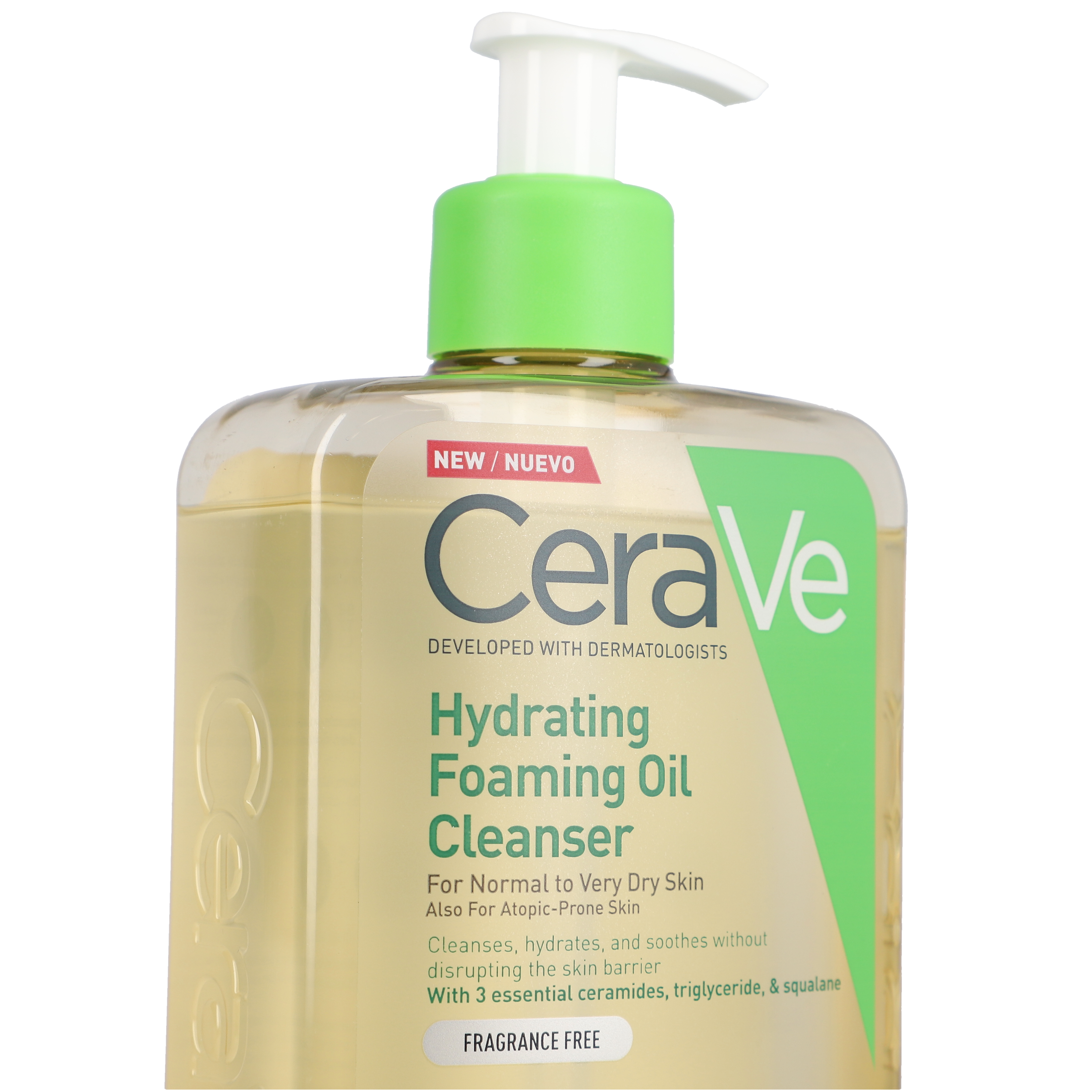 Limpiador en Aceite Espumoso Hidratante 473ml - cerave - nuestro secreto