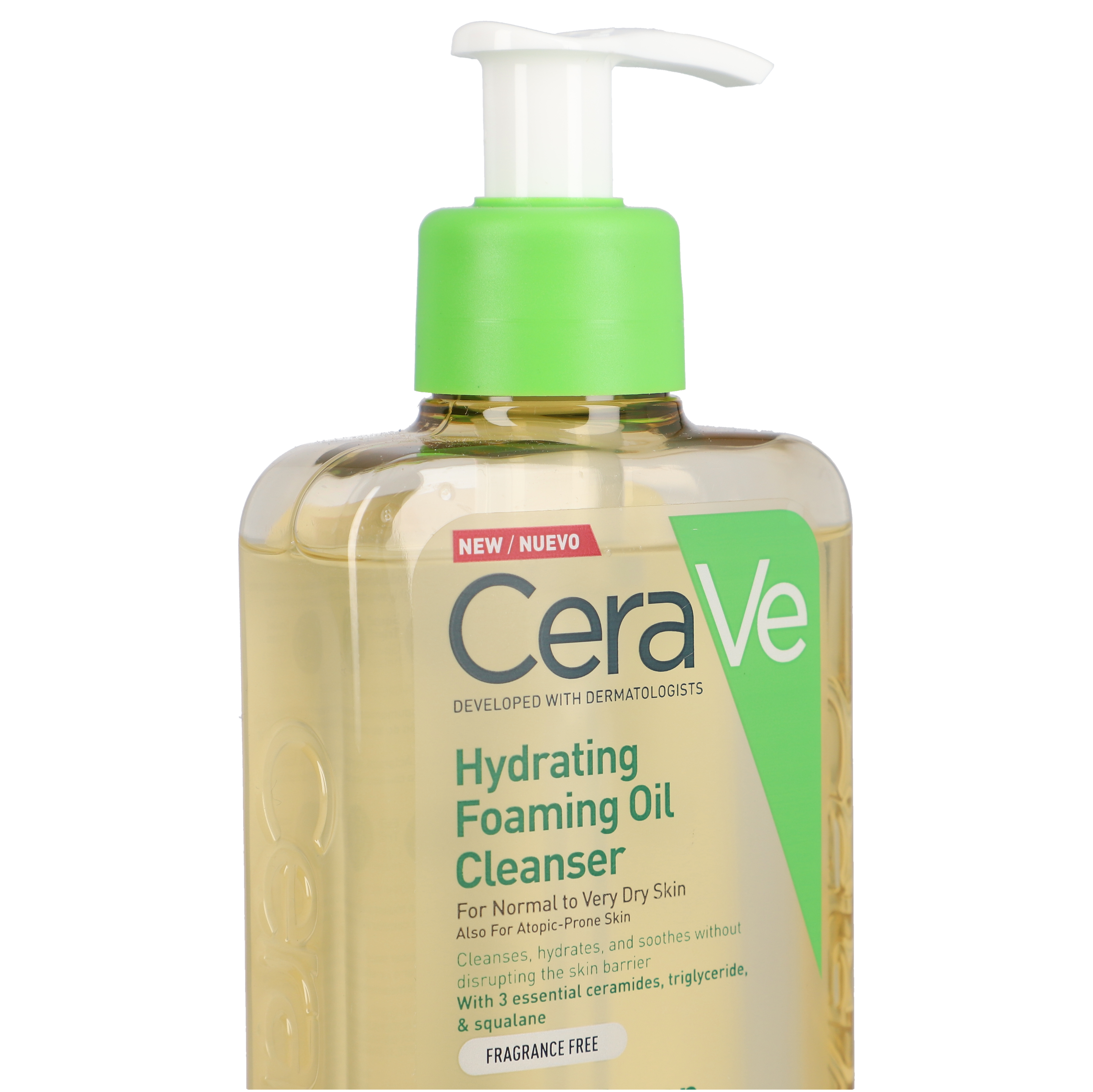 Limpiador en Aceite Espumoso Hidratante 236ml - cerave - nuestro