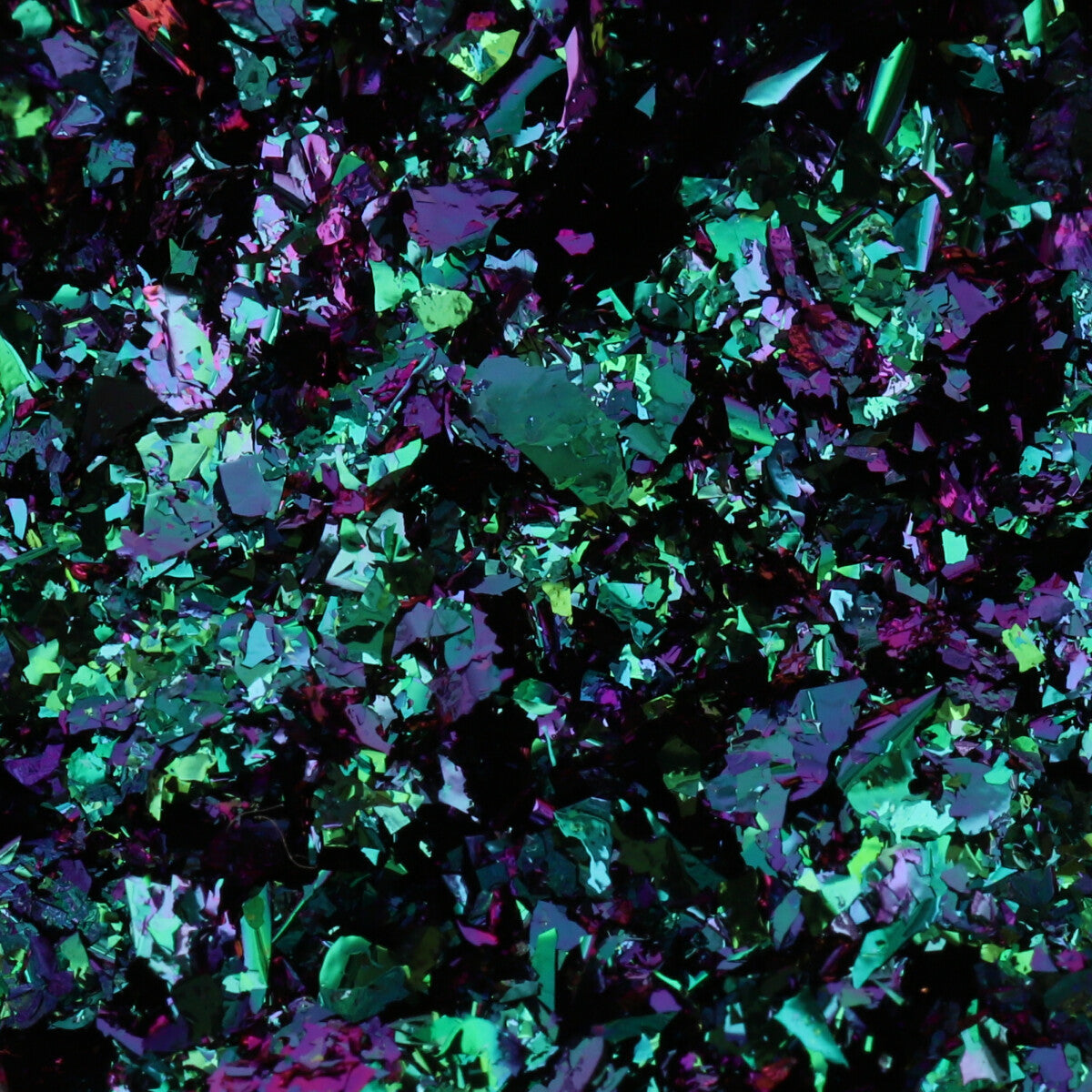 Hojuelas Multicromaticas verde universo # 18