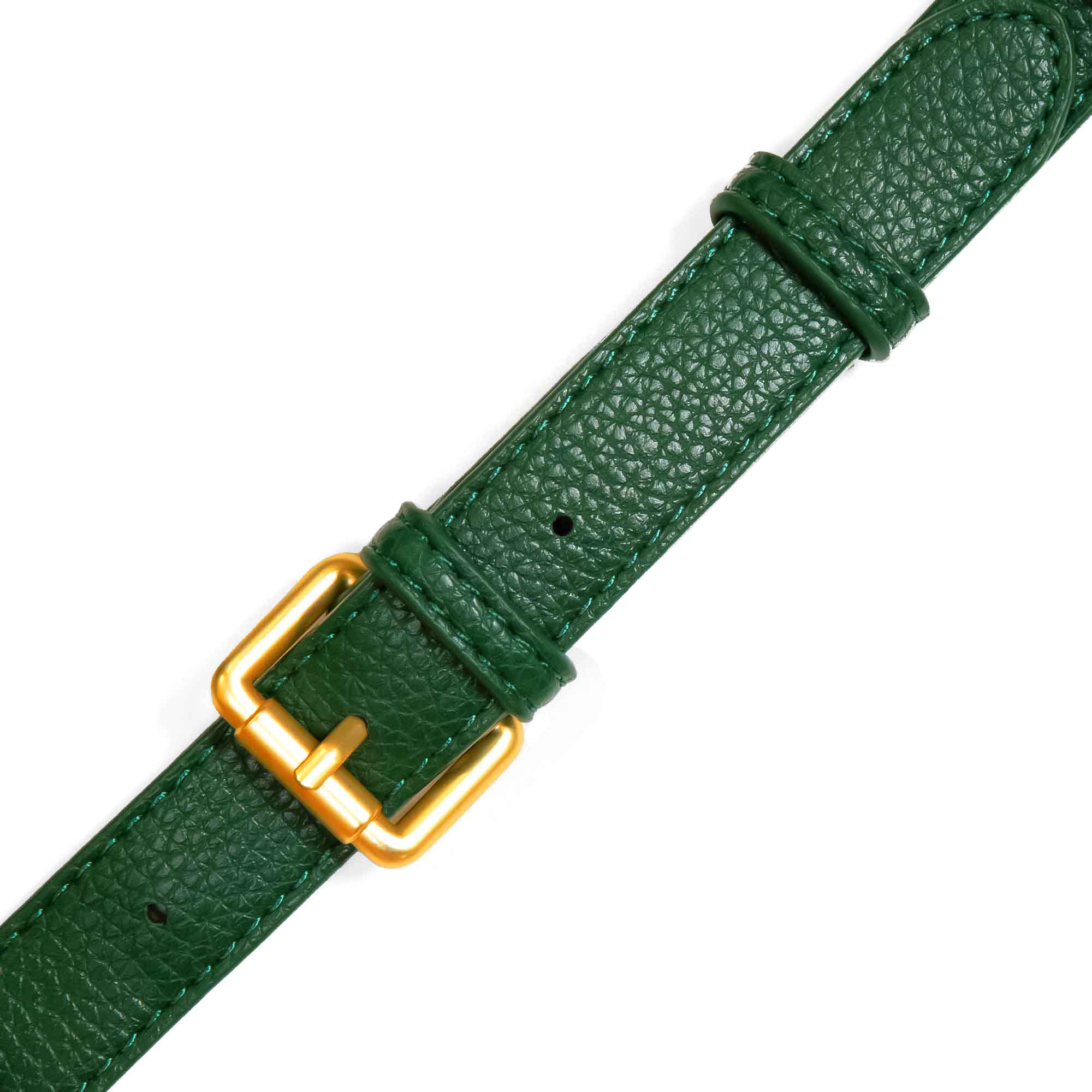 Blood Money Green Crocodile Cross Body