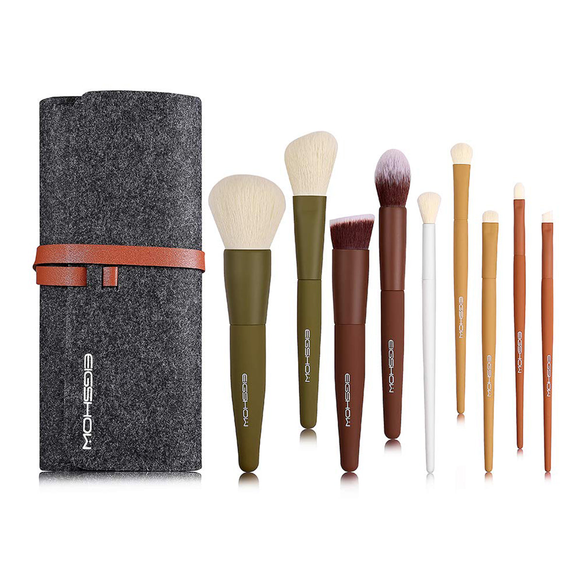 Colourful Series Makeup Brush Kit 9 pcs