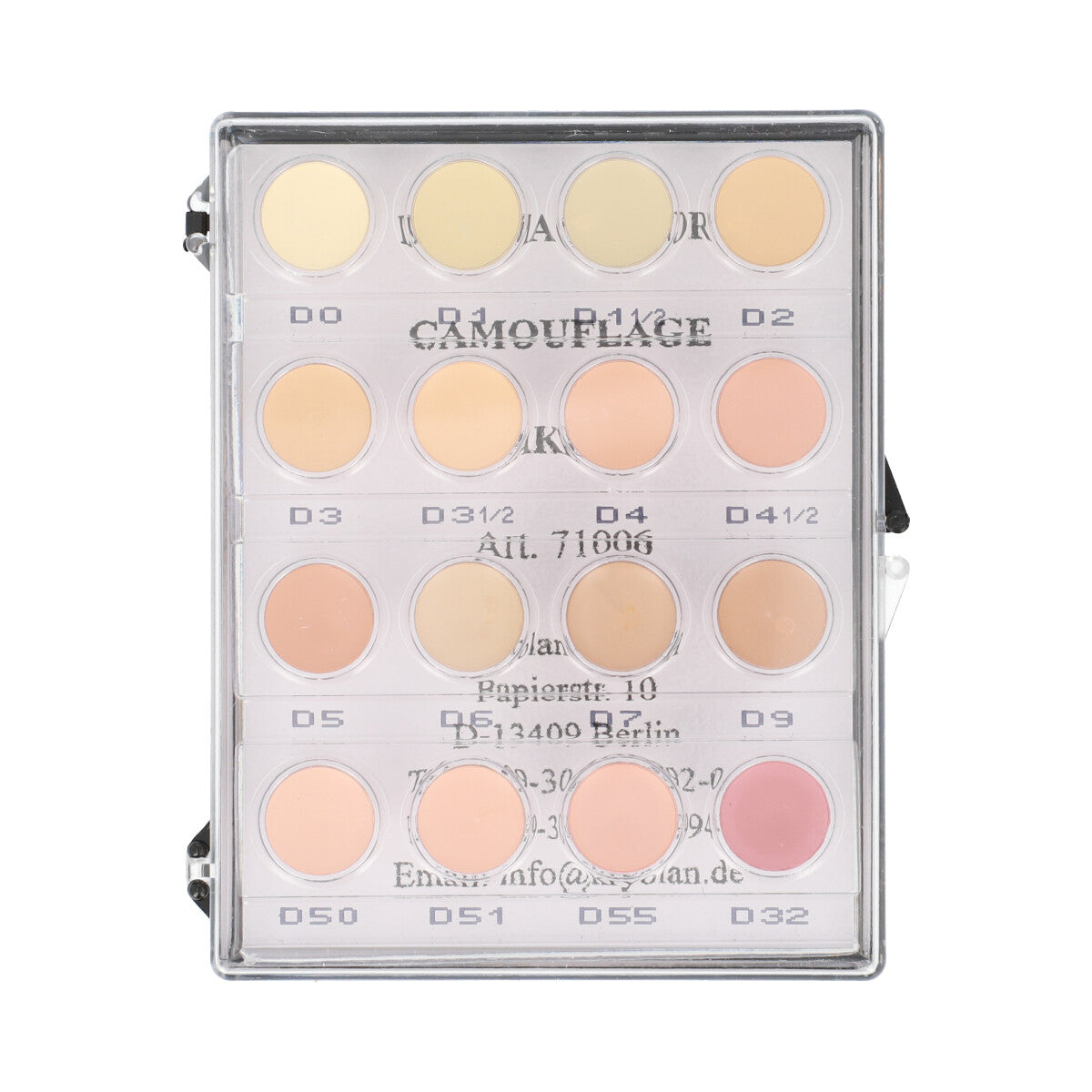 Camouflage Creme Mini-Palette