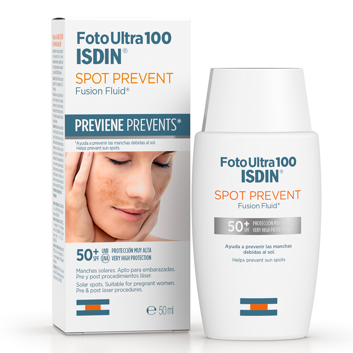 Foto Ultra 100 ISDIN Spot Prevent Fusion Fluid SPF 50+