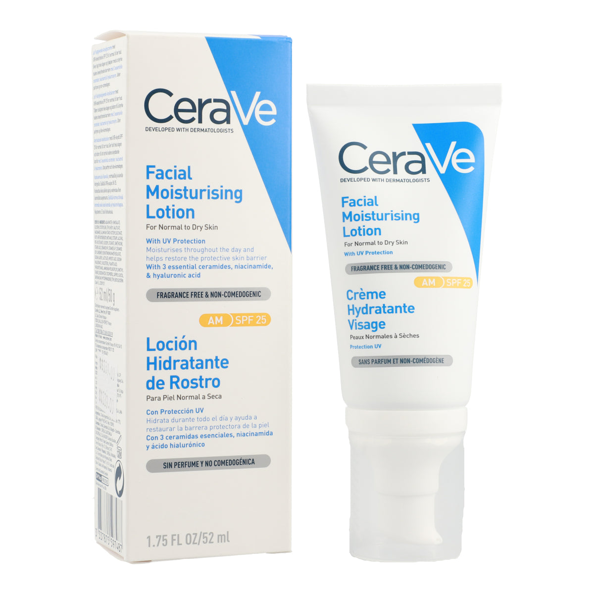 Locion Hidratante Rostro con FPS / CeraVe 52 ml