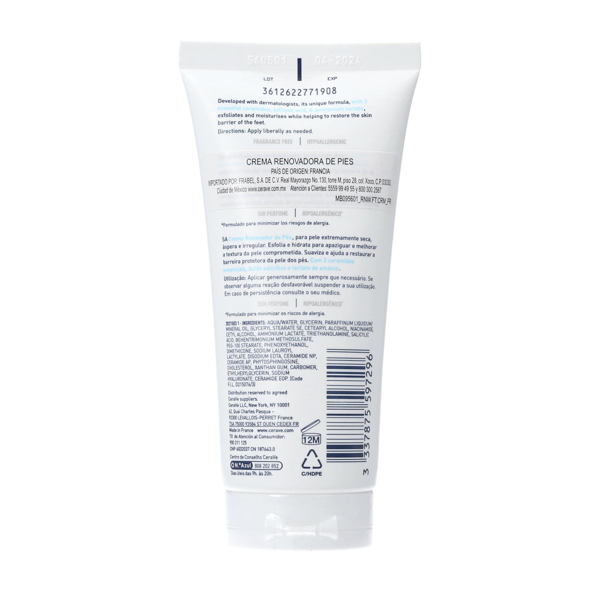 Crema Renovadora de Pies SA 3 Oz 88 ml