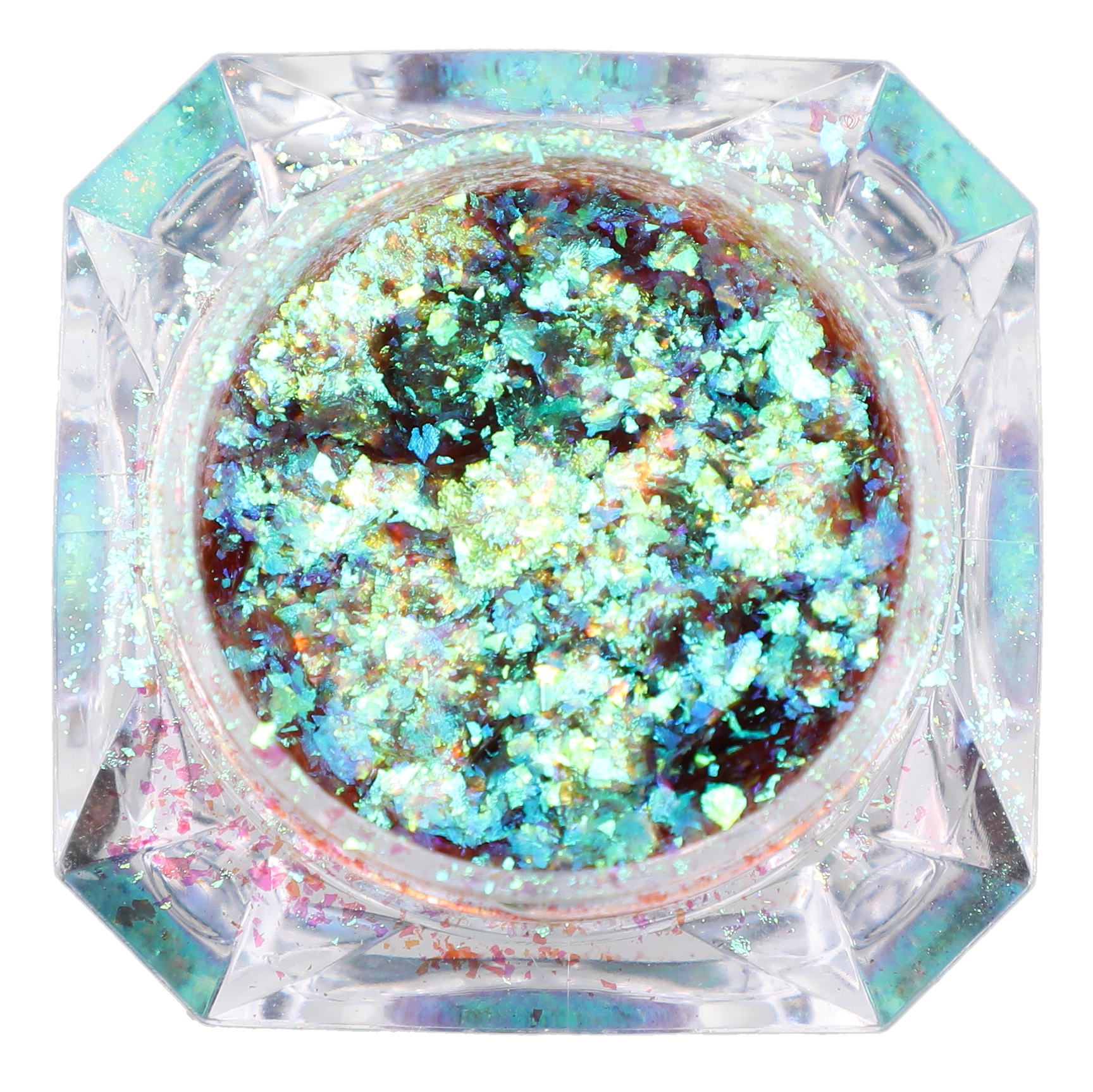 Hojuelas Multicromaticas Aqua Marina #25