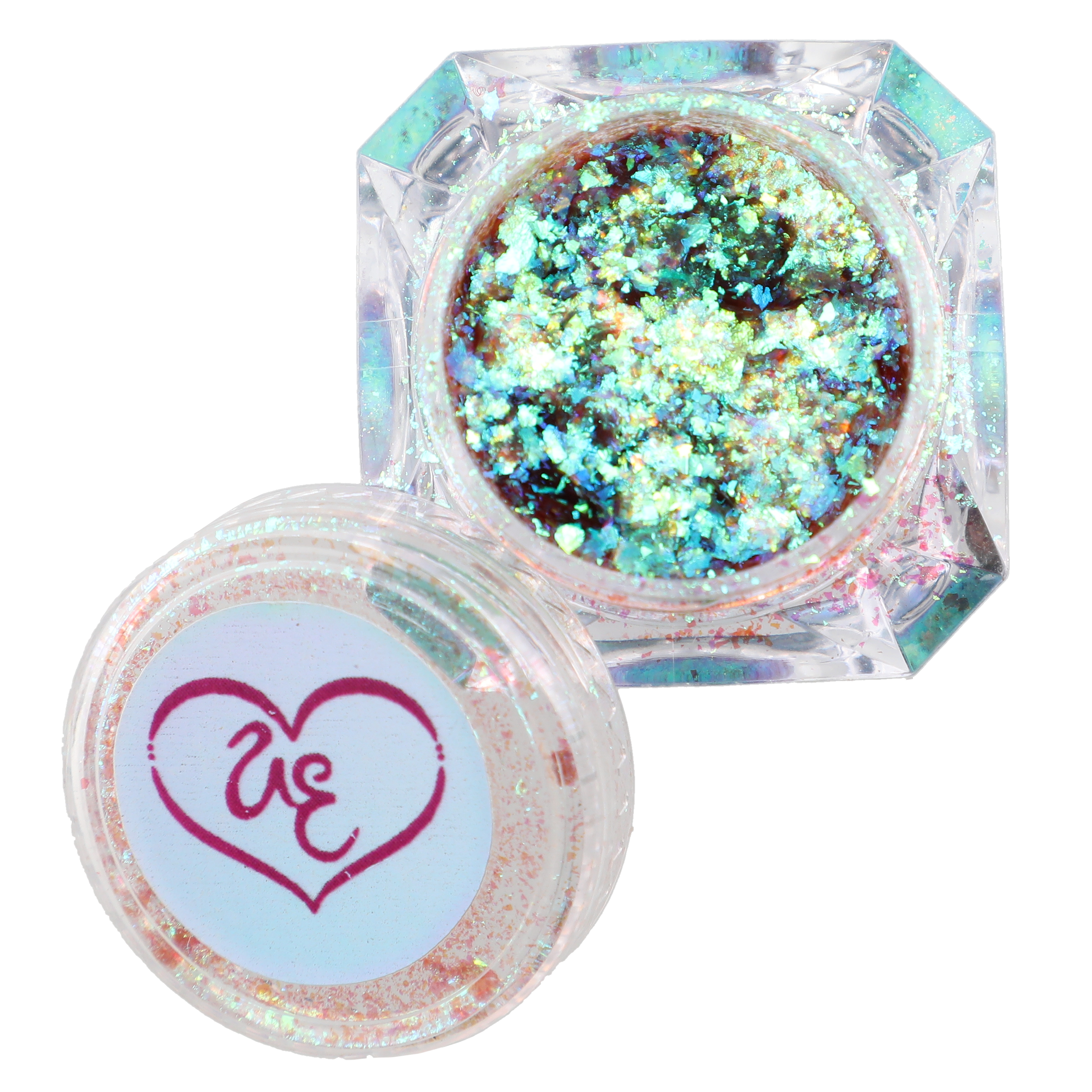 Hojuelas Multicromaticas Aqua Marina #25