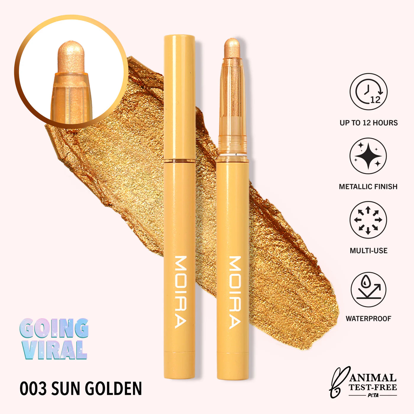 Stellar Glaze Stick Shadow 003 Sun Golden