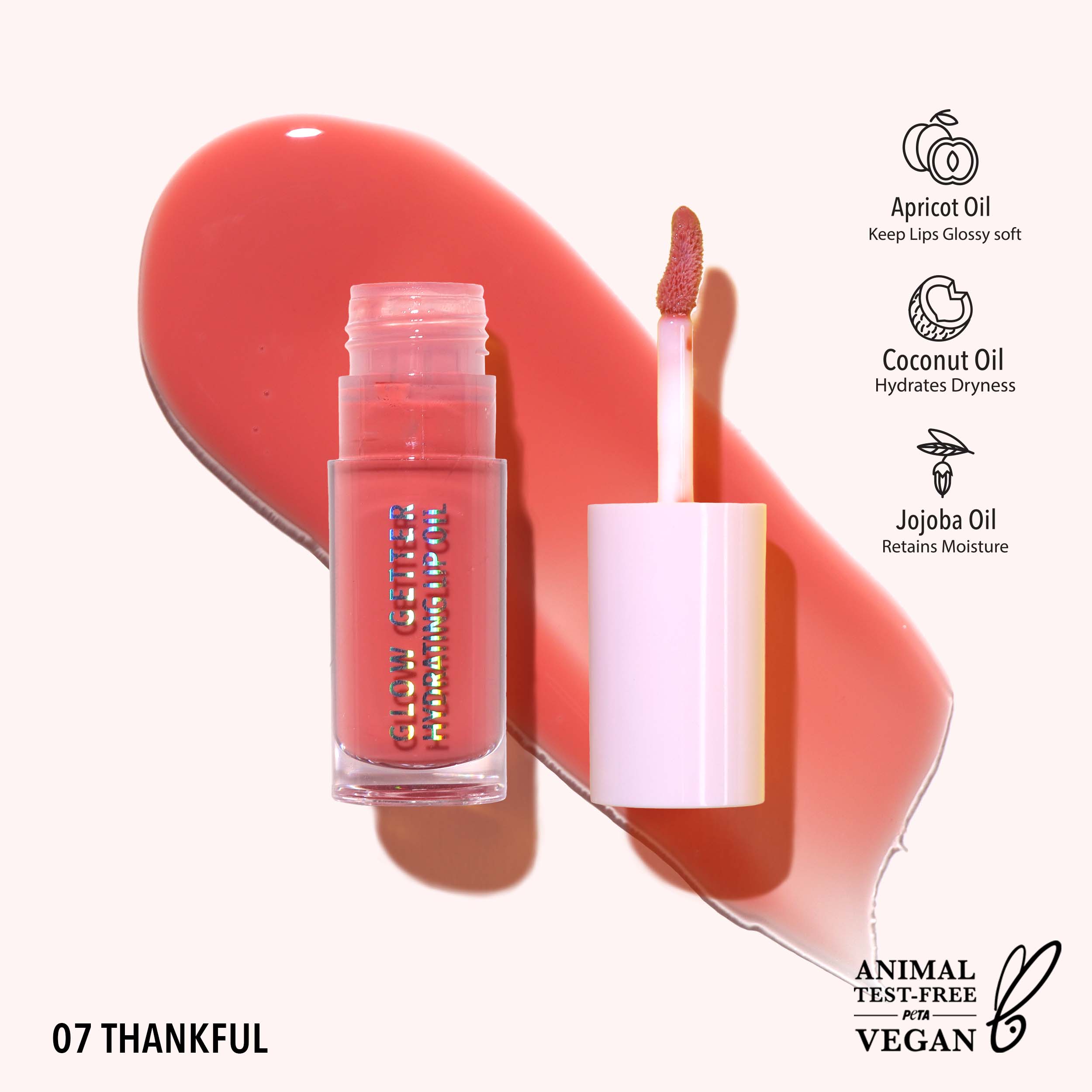 Glow Getter Hydrating Lip Oil 007 Thankful