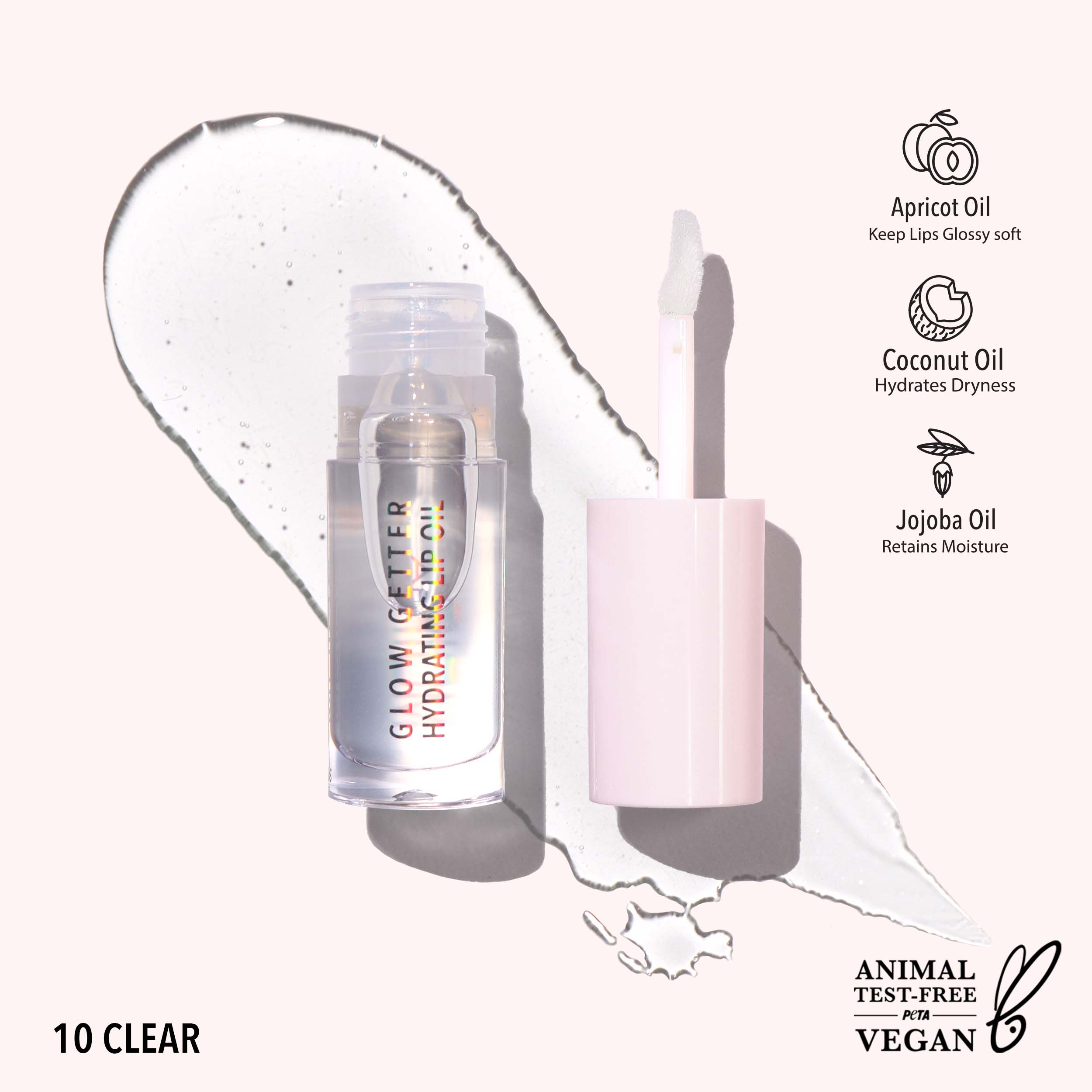 Glow Getter Hydrating Lip Oil 010 Clear