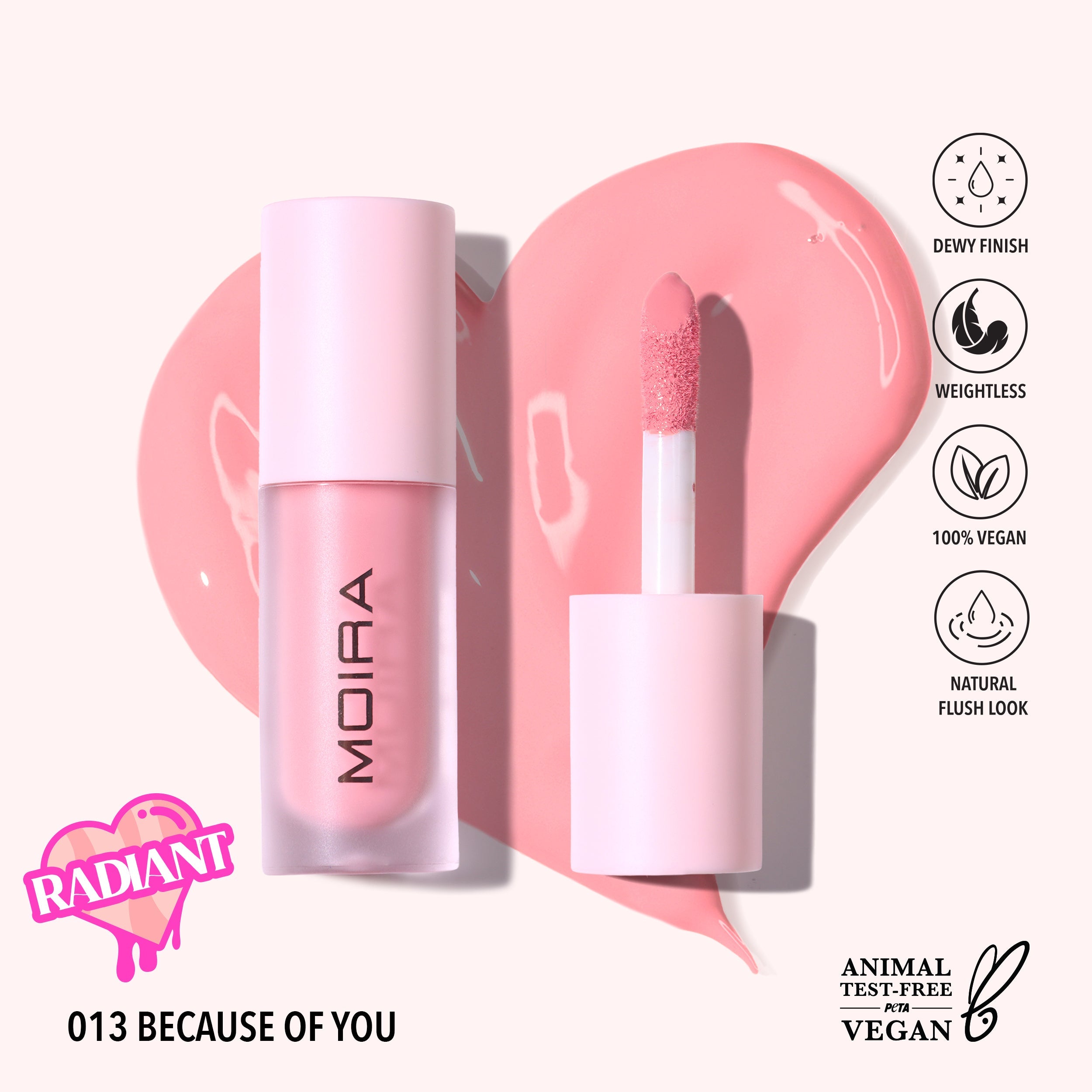 Because of You Love Steady Liquid Blush