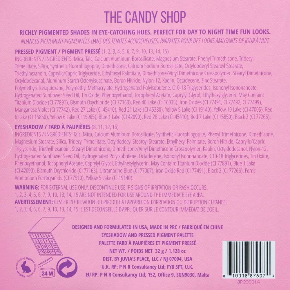 The Candy Shop Palette