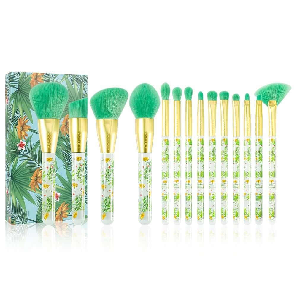 Tropical 14 pieces Makeup Brush / Set de Brochas