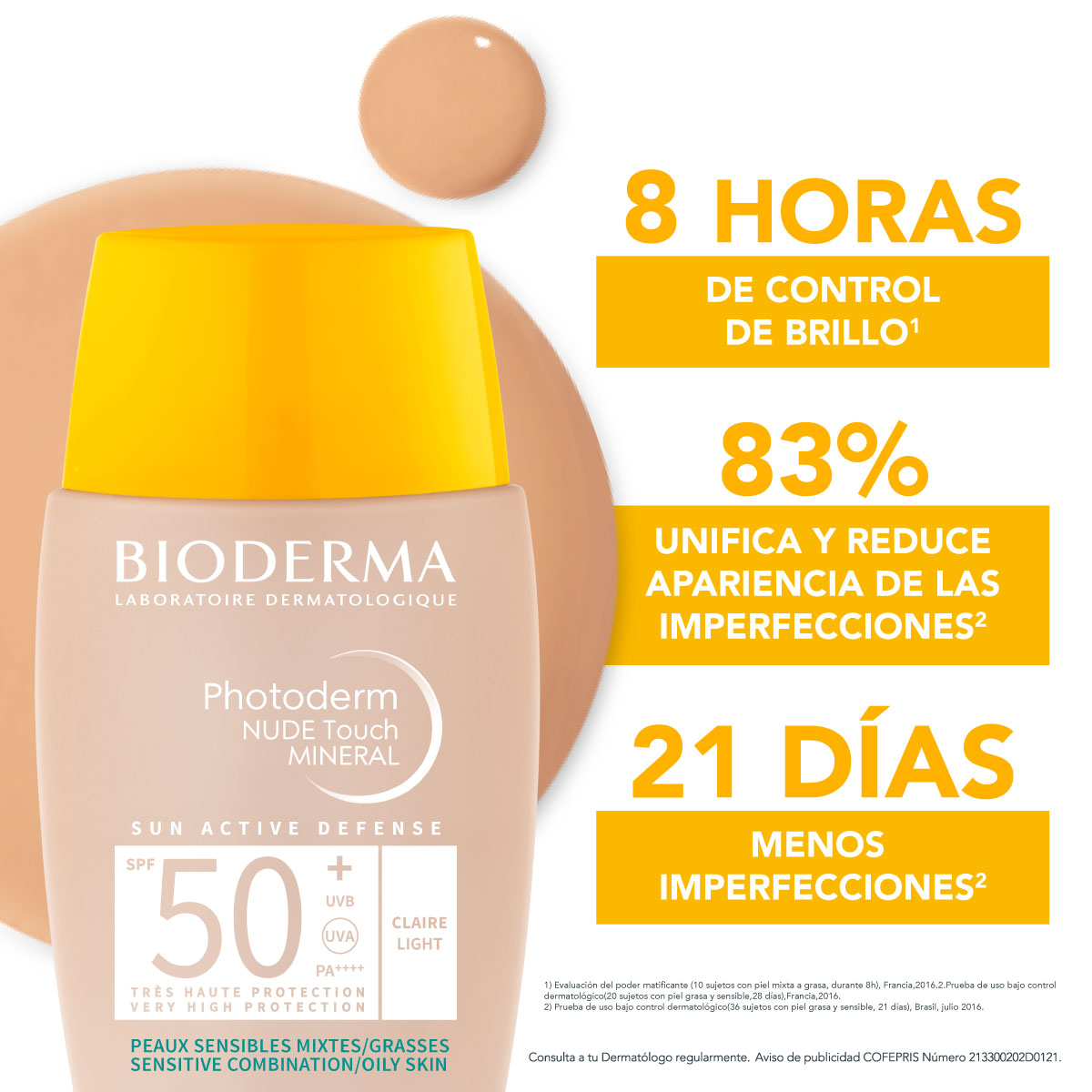 Photoderm NUDE Touch SPF 50+ Light Colour