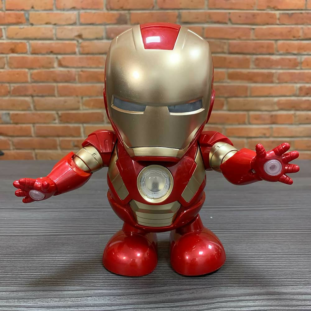 Figura de acción de Iron Man: Baile y sonido para los fans de Marvel