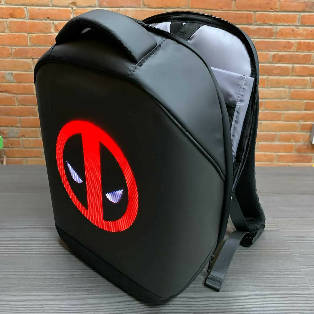 Mochila LED Programable con Carga de Imágenes