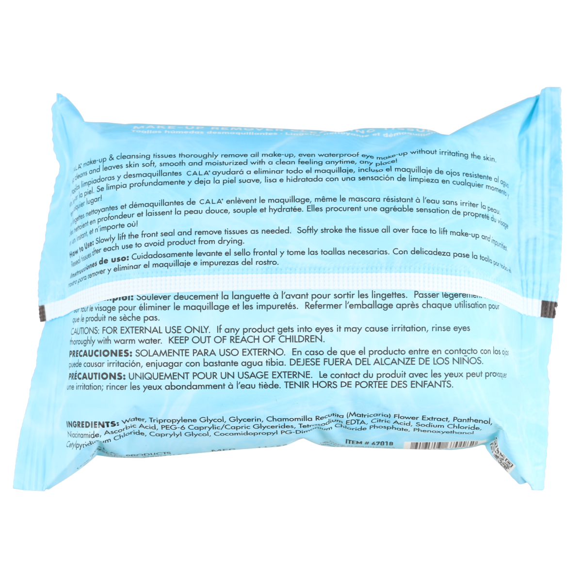 Makeup Remover Cleansing Tissues: Micellar Water (30 sheets)