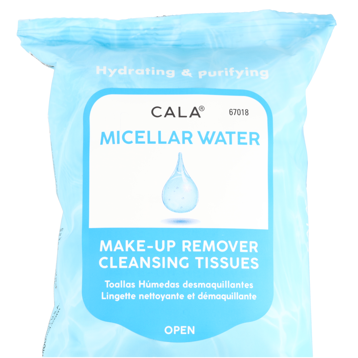 Makeup Remover Cleansing Tissues: Micellar Water (30 sheets)