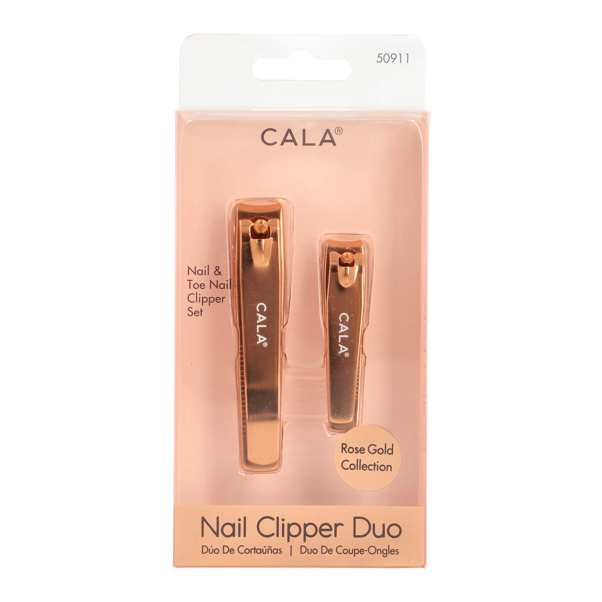 Nail Clipper Duo: Rose Gold