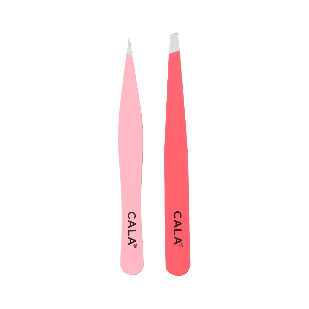 Tweezert Duo Fine Point & Slanted (Coral)