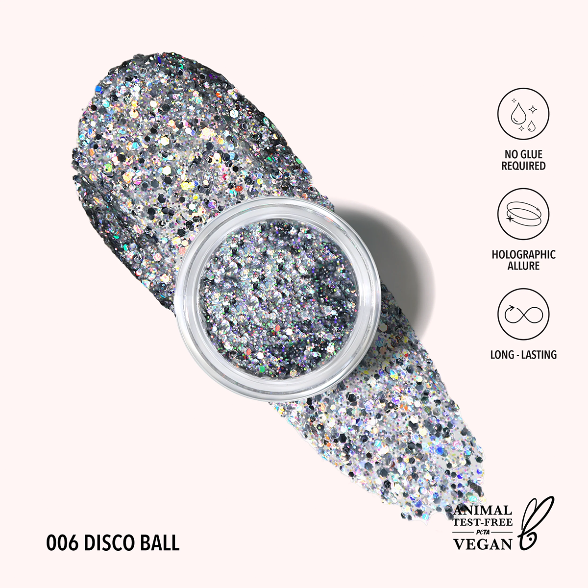 Hologram Glitter Gel - 06, Disco Ball
