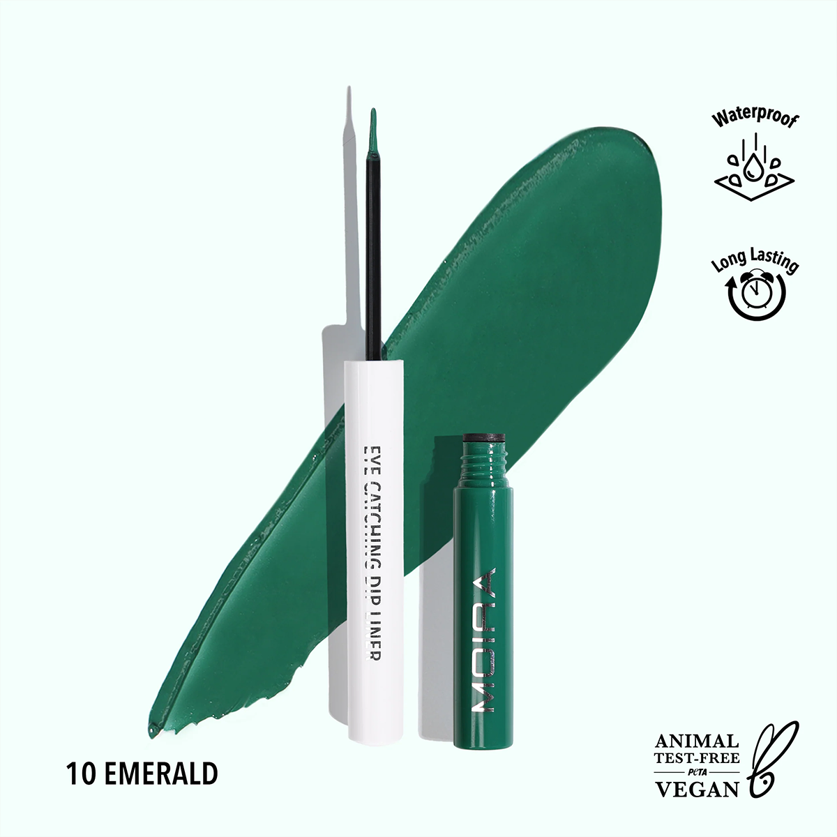 Eye Catching Dip Liner 10, Emerald