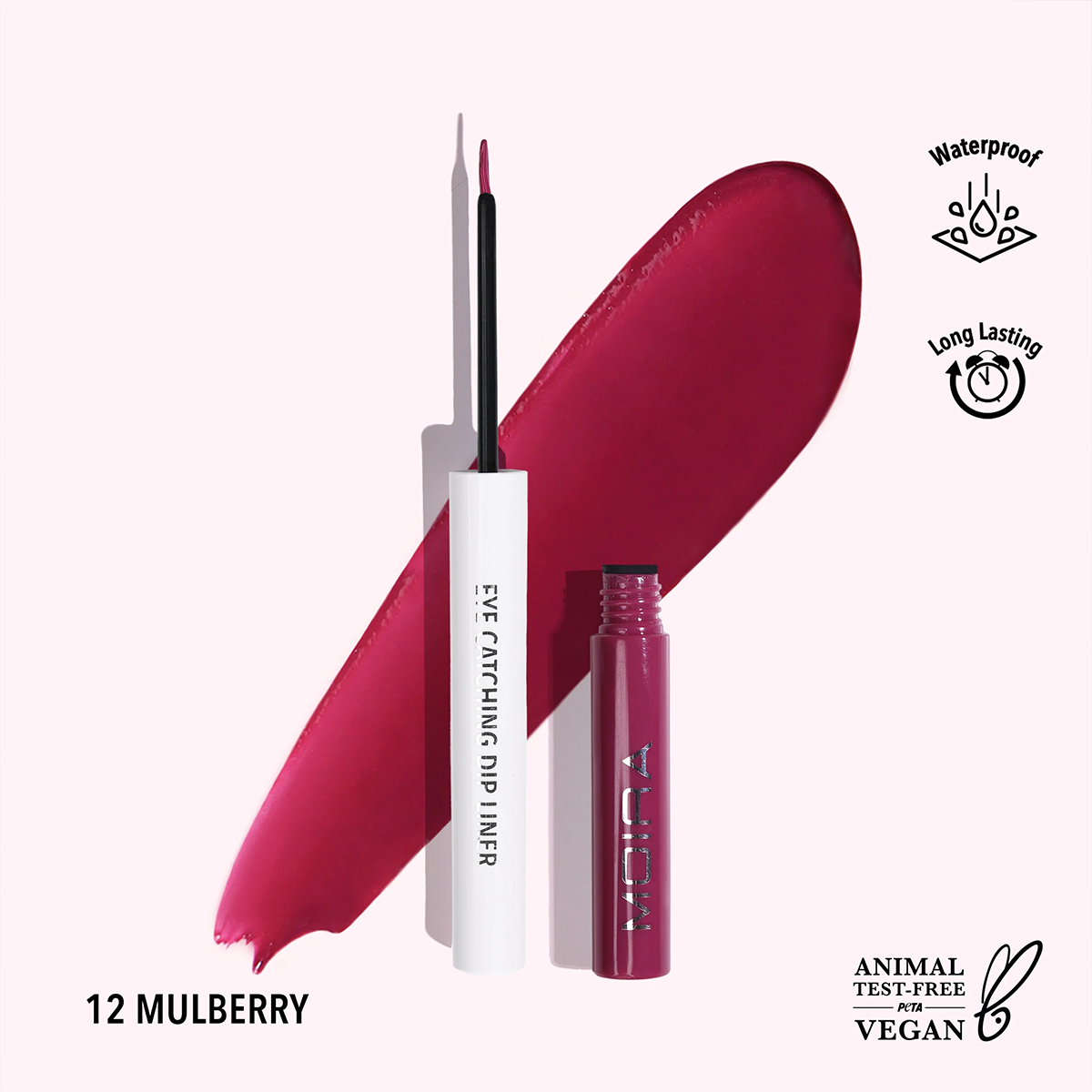 Eye Catching Dip Liner 12, Mulberry