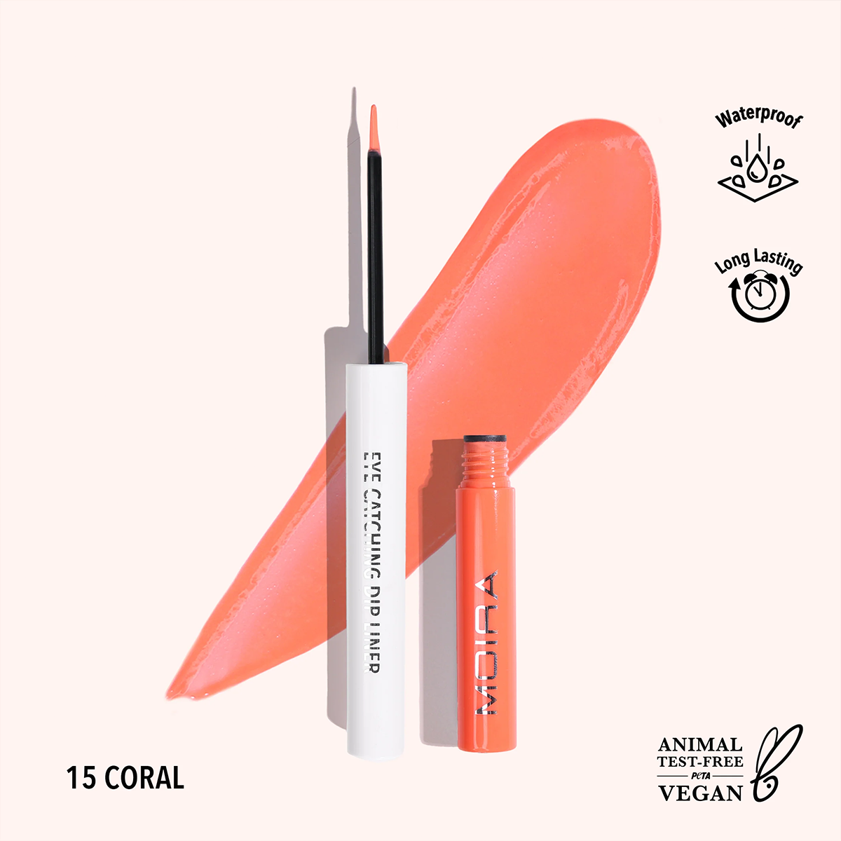 Eye Catching Dip Liner 15, Coral