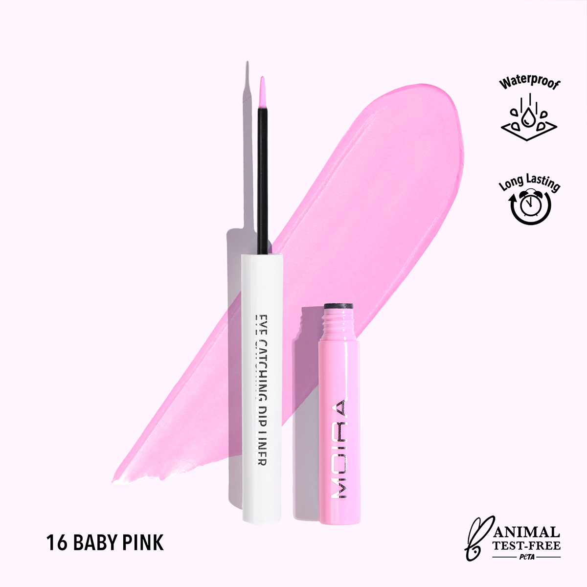 Eye Catching Dip Liner 16, Baby Pink