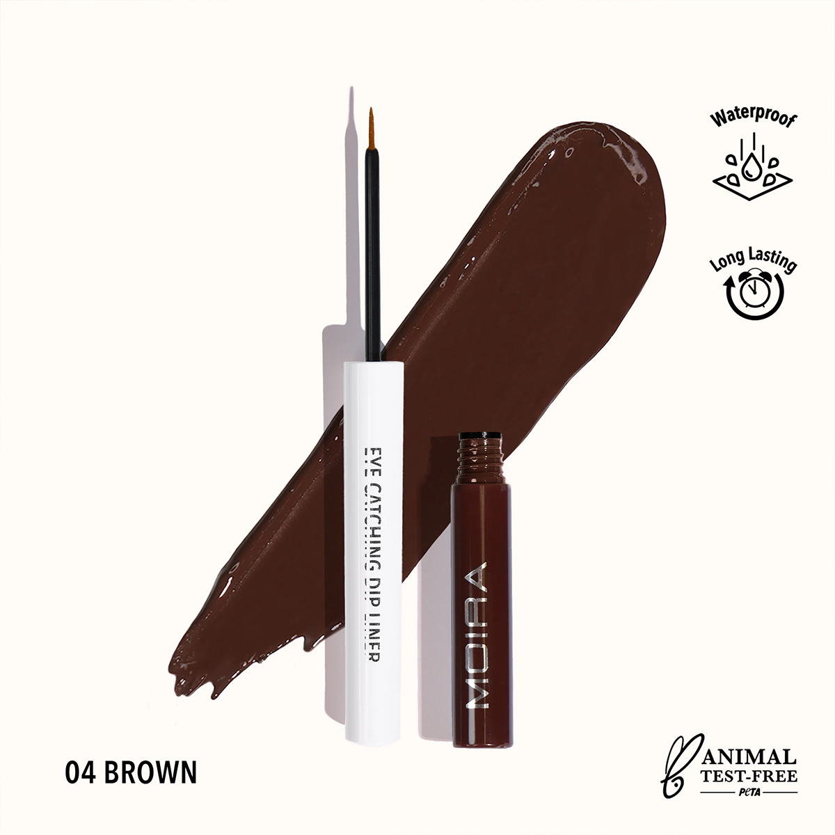 Eye Catching Dip Liner 4, Brown