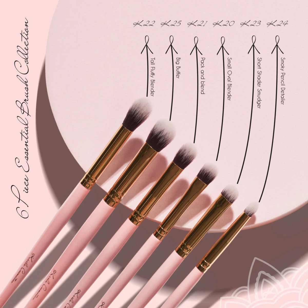 6 Piece Essential Brush Collection