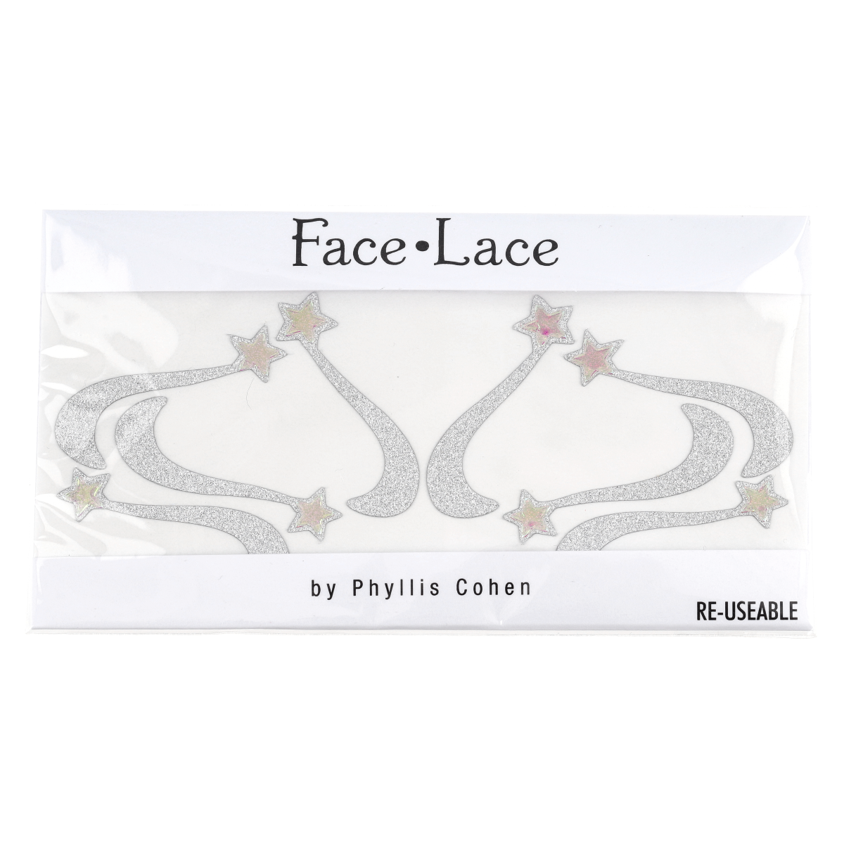 Wishing Star Silver Face Lace by Phyllis Cohen