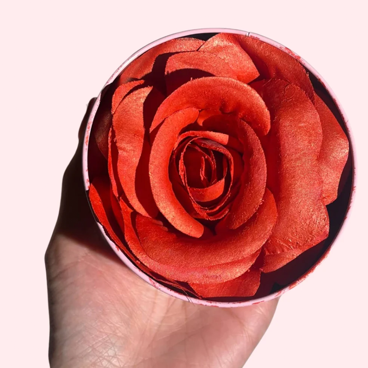 Eternal 3D Rose Blush Flirty Flame