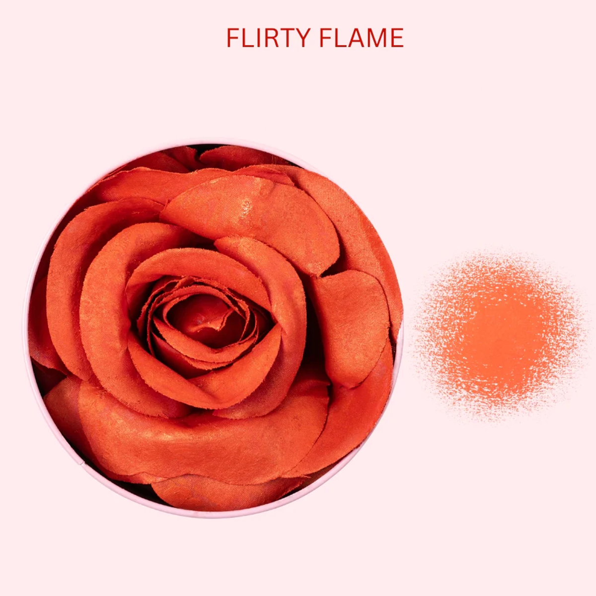 Eternal 3D Rose Blush Flirty Flame