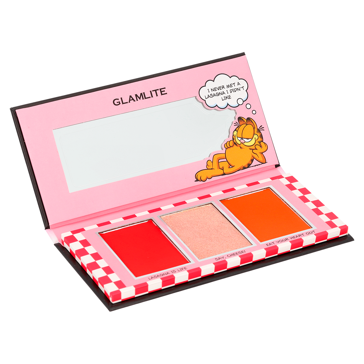 Garfield x Glamlite For The Love Of Lasagna Face palette