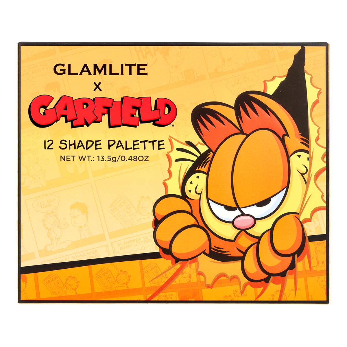 Garfield x Glamlite 12 Shadow Palette