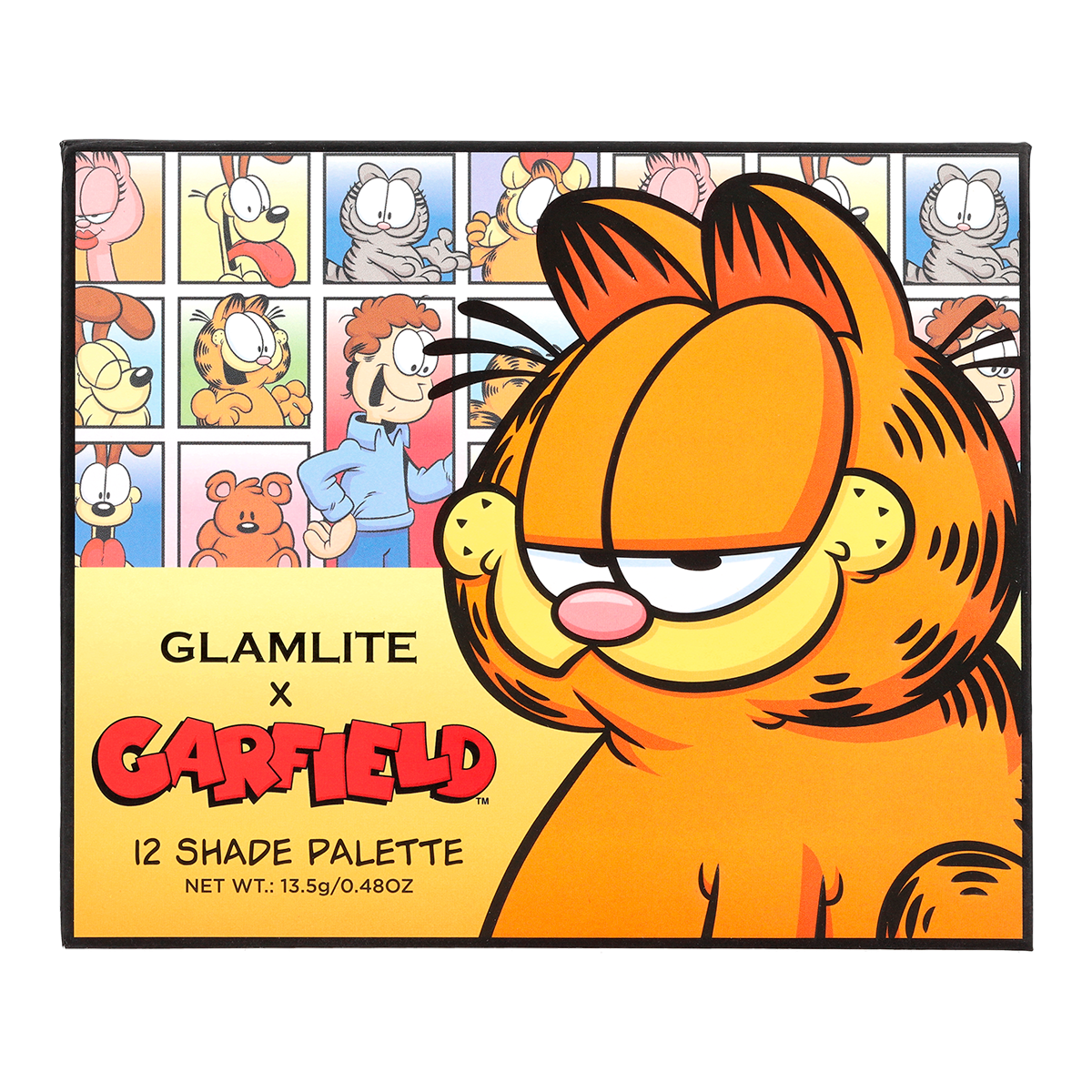 Garfield x Glamlite 12 Shadow Palette