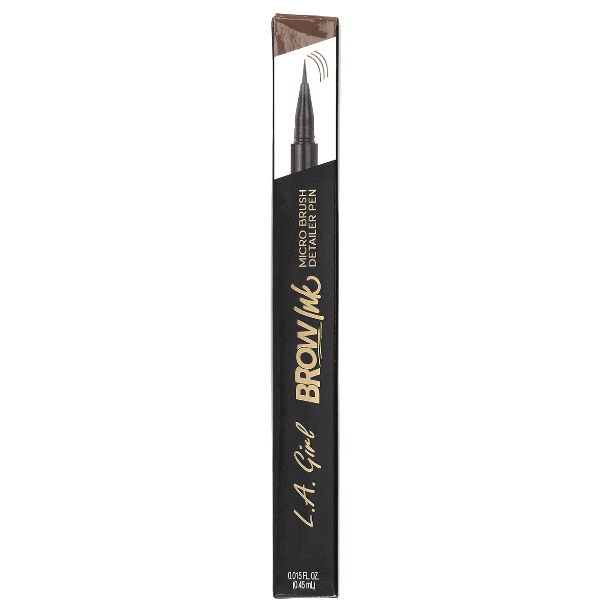 Brow Ink Micro Brush Detailer Pen - Soft Brown